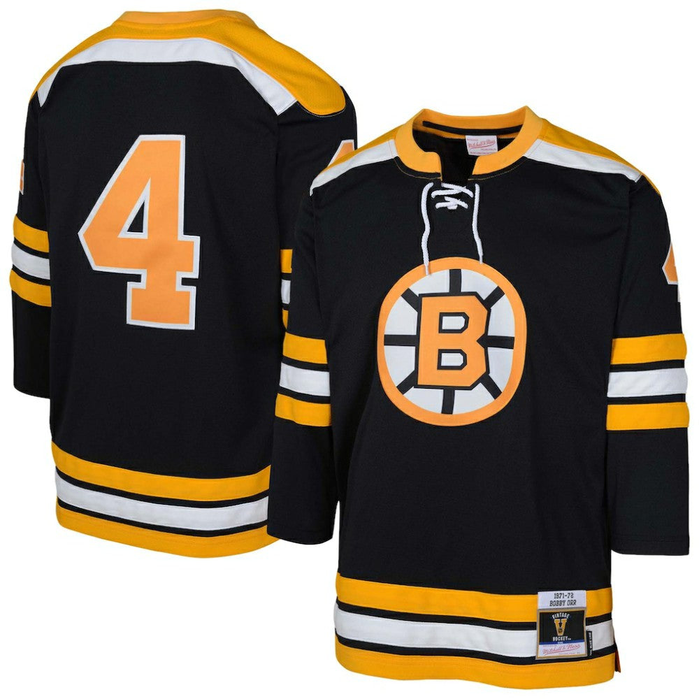 Bobby Orr Boston Bruins Mitchell & Ness Youth Power Play Player Jersey - Black | NHL sale