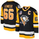 Mario Lemieux Pittsburgh Penguins Mitchell & Ness Preschool 1991/92 Blue Line 2.0 Player Jersey - Black | NHL on sale