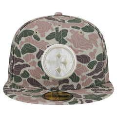 Pittsburgh Steelers New Era Geo Camo 59FIFTY Fitted Hat - NFL