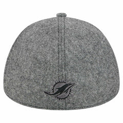 Miami Dolphins New Era Peaky Duckbill Fitted Hat - Gray - NFL