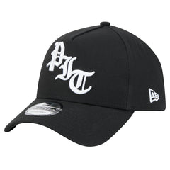 Pittsburgh Steelers New Era Mystic 9FORTY A-Frame Adjustable Hat - Black - NFL