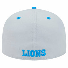 Detroit Lions New Era Flipside Two-Tone 59FIFTY Fitted Hat - Gray/Blue - NFL