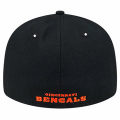 Cincinnati Bengals New Era Omaha Low Profile 59FIFTY Fitted Hat - Black - NFL
