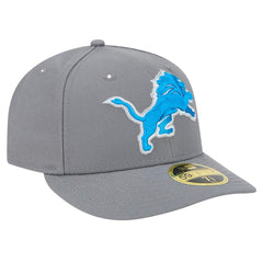 Detroit Lions New Era Omaha Low Profile 59FIFTY Fitted Hat - Gray - NFL