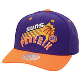 Mitchell & Ness Phoenix Suns All In 2.0 Pro Crown Snapback Hat Purple