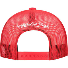 Mitchell & Ness Chicago Bulls Core Evergreen OTC Trucker Adjustable Hat Red