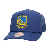Mitchell & Ness Golden State Warriors Core Evergreen OTC Trucker Adjustable Hat Royal