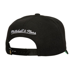 Boston Bruins Mitchell & Ness Soul Strike Neon Logo Pro Crown Adjustable Hat - Black | NHL near me
