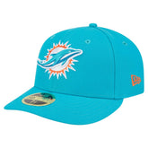 Miami Dolphins New Era Omaha Low Profile 59FIFTY Fitted Hat - Aqua - NFL