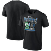 Fanatics Boston Celtics vs. Dallas Mavericks 2024 NBA Finals Matchup Drive To The Basket T-Shirt Black