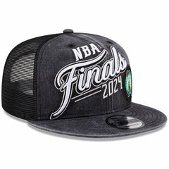 New Era Boston Celtics 2024 Eastern Conference Champions Locker Room 9FIFTY Snapback Hat Black