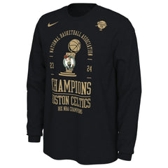Nike Boston Celtics 18-Time NBA Finals Champions Locker Room Long Sleeve T-Shirt Black