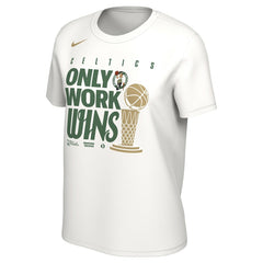 Nike Boston Celtics Women's 2024 NBA Finals Champions Celebration Parade T-Shirt White