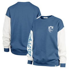 Los Angeles Chargers '47 Women's Double Header Rise Andie Pullover Sweatshirt - Powder Blue - 47 brand