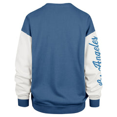 Los Angeles Chargers '47 Women's Double Header Rise Andie Pullover Sweatshirt - Powder Blue - 47 brand