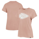 Kansas City Chiefs '47 Women's Premier Frankie T-Shirt - Light Pink - 47 brand