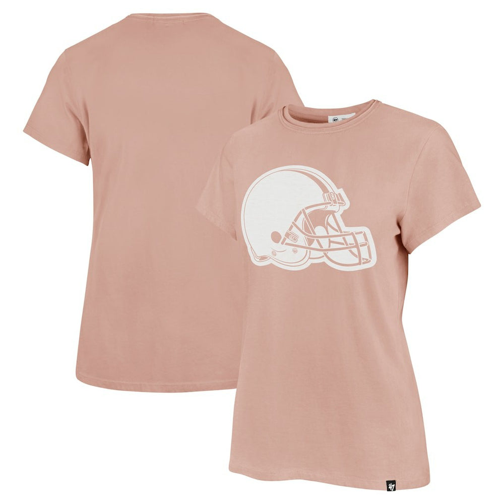 Cleveland Browns '47 Women's Premier Frankie T-Shirt - Light Pink - 47 brand