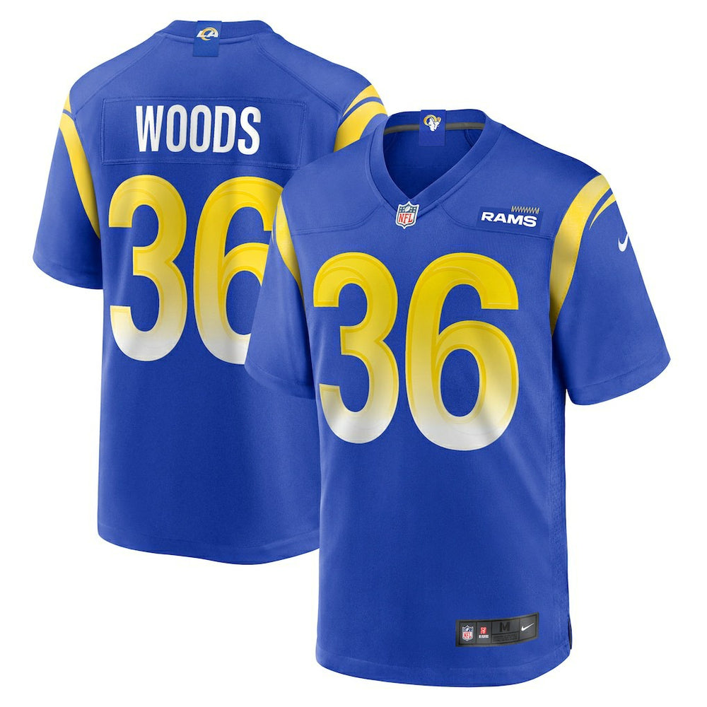 Charles Woods Los Angeles Rams Game Jersey - Royal - Nike