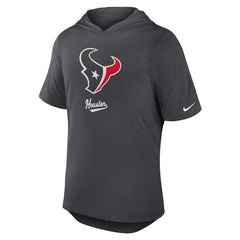 Houston Texans Tri-Blend Performance Hoodie T-Shirt - Anthracite - Nike
