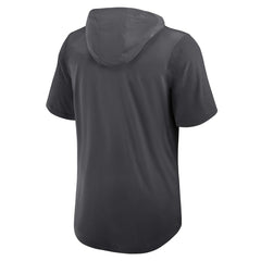Houston Texans Tri-Blend Performance Hoodie T-Shirt - Anthracite - Nike