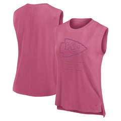 Kansas City Chiefs Women's Studio Embrace Tank Top - Pink - Fanatics