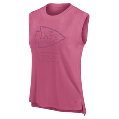 Kansas City Chiefs Women's Studio Embrace Tank Top - Pink - Fanatics