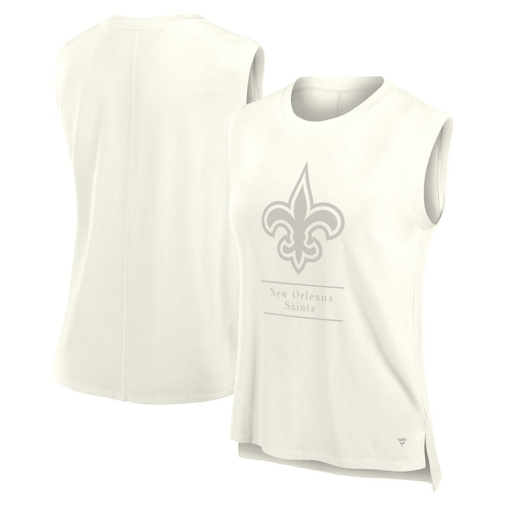 New Orleans Saints Women's Studio Embrace Tank Top - Cream - Fanatics