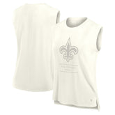 New Orleans Saints Women's Studio Embrace Tank Top - Cream - Fanatics