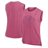 Baltimore Ravens Women's Studio Embrace Tank Top - Pink - Fanatics