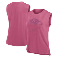 Baltimore Ravens Women's Studio Embrace Tank Top - Pink - Fanatics
