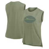 New York Jets Women's Studio Embrace Tank Top - Olive - Fanatics