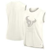 Houston Texans Women's Studio Embrace Tank Top - Cream - Fanatics