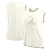 Cleveland Browns Women's Studio Embrace Tank Top - Cream - Fanatics