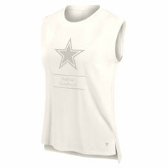 Dallas Cowboys Women's Studio Embrace Tank Top - Cream - Fanatics