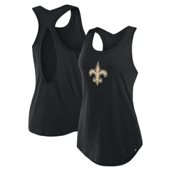 New Orleans Saints Women's Iron Fan Tank Top - Black - Fanatics