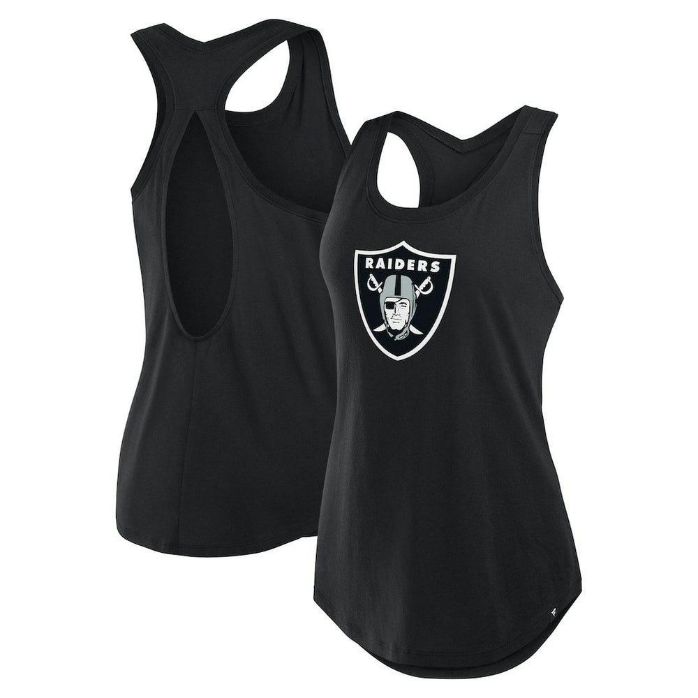 Las Vegas Raiders Women's Iron Fan Tank Top - Black - Fanatics