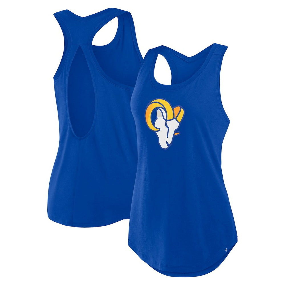 Los Angeles Rams Women's Iron Fan Tank Top - Royal - Fanatics