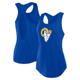Los Angeles Rams Women's Iron Fan Tank Top - Royal - Fanatics