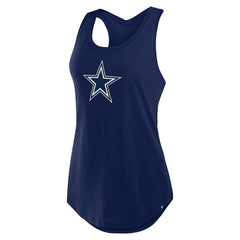 Dallas Cowboys Women's Iron Fan Tank Top - Navy - Fanatics