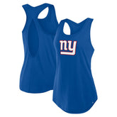 New York Giants Women's Iron Fan Tank Top - Royal - Fanatics