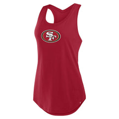 San Francisco 49ers Women's Iron Fan Tank Top - Scarlet - Fanatics