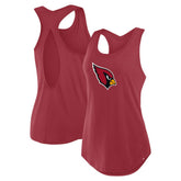 Arizona Cardinals Women's Iron Fan Tank Top - Cardinal - Fanatics
