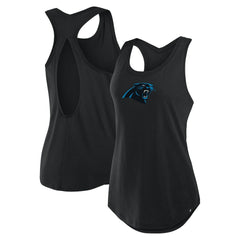 Carolina Panthers Women's Iron Fan Tank Top - Black - Fanatics