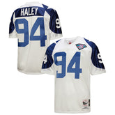 Charles Haley Dallas Cowboys 1994 Authentic Throwback Retired Player Jersey - White - Mitchell & Ness