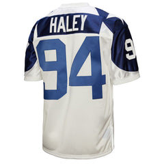 Charles Haley Dallas Cowboys 1994 Authentic Throwback Retired Player Jersey - White - Mitchell & Ness