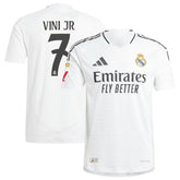 Adidas - Vini Jr. Real Madrid 2024/25 Home Player Jersey - White