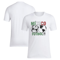 Adidas - Mexico National Team Around The World T-Shirt - White