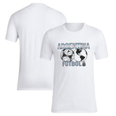 Adidas - Argentina National Team Around The World T-Shirt - White
