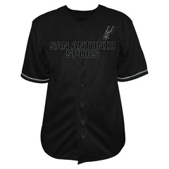 Victor Wembanyama San Antonio Spurs Profile Big & Tall Name & Number Button-Up Jersey Black
