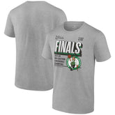Fanatics Boston Celtics 2024 Eastern Conference Champions Locker Room Big & Tall T-Shirt Heather Gray